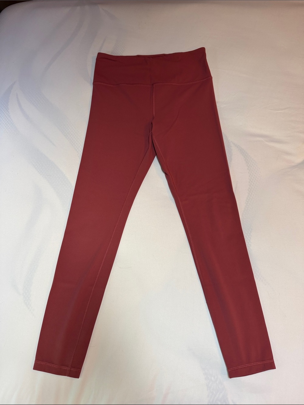 Athleta Ultra High Rise Elation 7/8 Tight in Clay Rose.